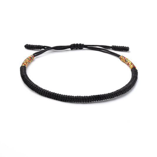 ABUNDANCIA - Pulsera de nudos budistas de la suerte