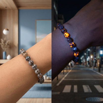 Pulsera Yooperlite | Fluorescencia natural, destaca en tu camino.