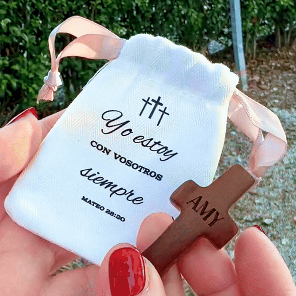 Cruces de Madera Personalizadas en Pack | Para regalar y compartir