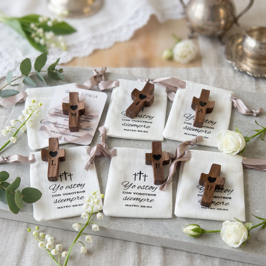 Cruces de Madera Personalizadas en Pack | Para regalar y compartir