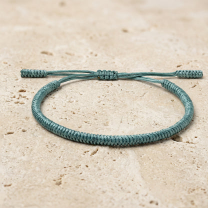 Pulsera Budista de Nudos Hecha a Mano | Protección, Suerte y Energía