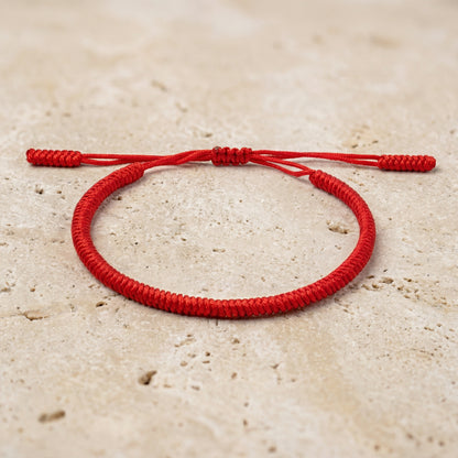 Pulsera Budista de Nudos Hecha a Mano | Protección, Suerte y Energía