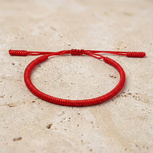 Pulsera Budista de Nudos Hecha a Mano | Protección, Suerte y Energía