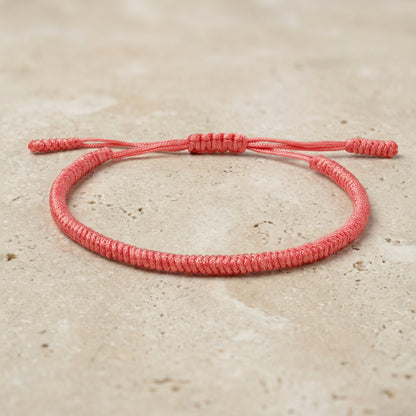 Pulsera Budista de Nudos Hecha a Mano | Protección, Suerte y Energía