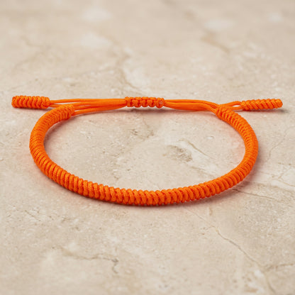 Pulsera Budista de Nudos Hecha a Mano | Protección, Suerte y Energía